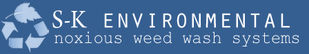 S-K enviornmental noxious weed wash system